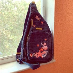 COPY - VB Straw Sling Backpack